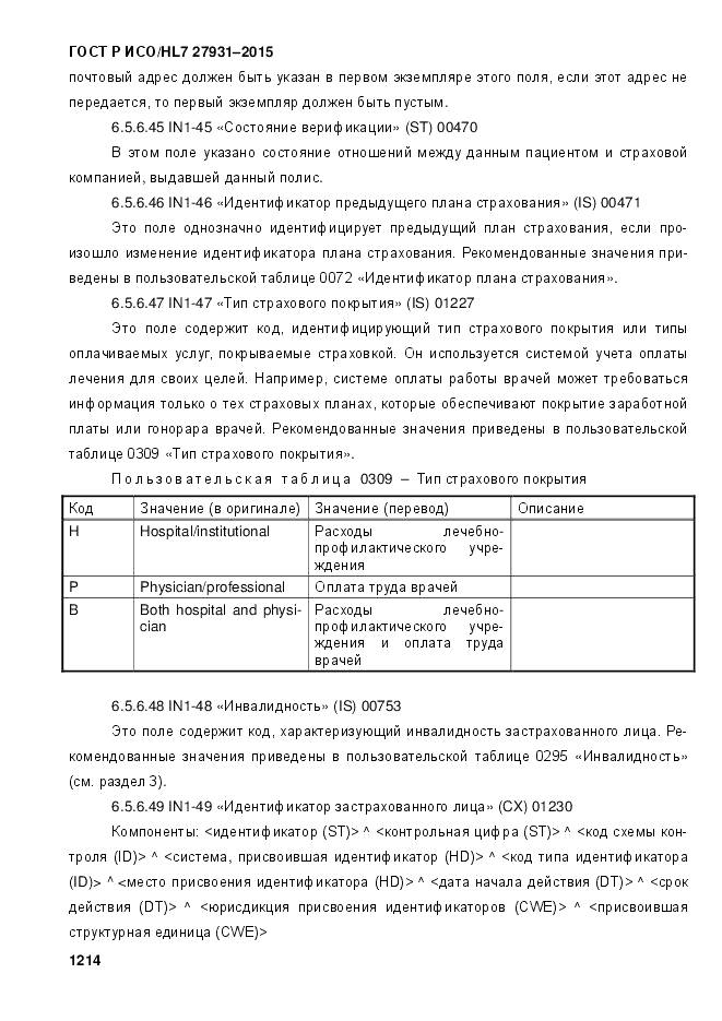 ГОСТ Р ИСО/HL 7 27931-2015, страница 1221